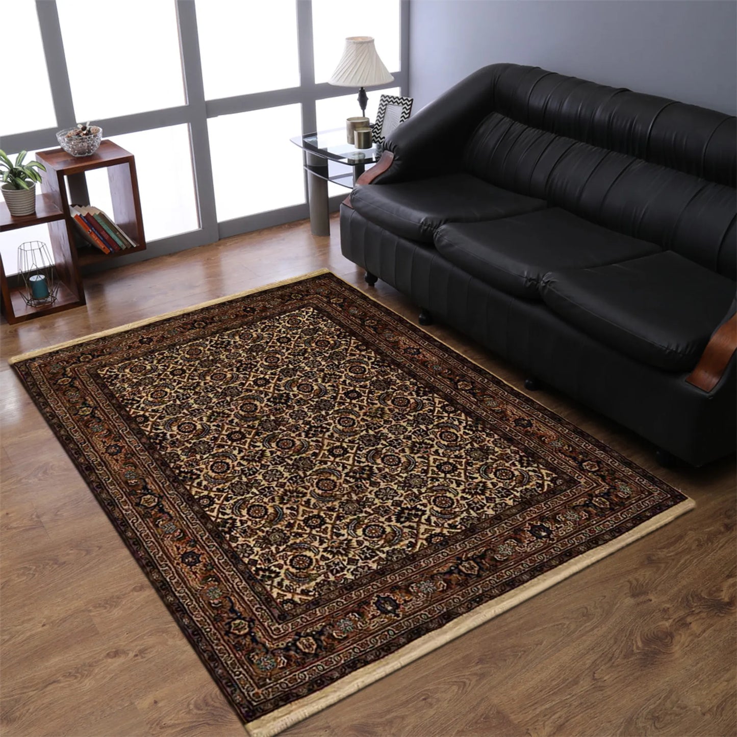 Rugsotic Carpets Hand Knotted Nir Wool Area Rug