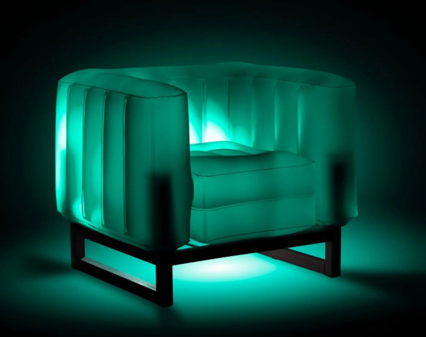 YOMI ARMCHAIR EKO WITH LIGHTING WOOD Frame