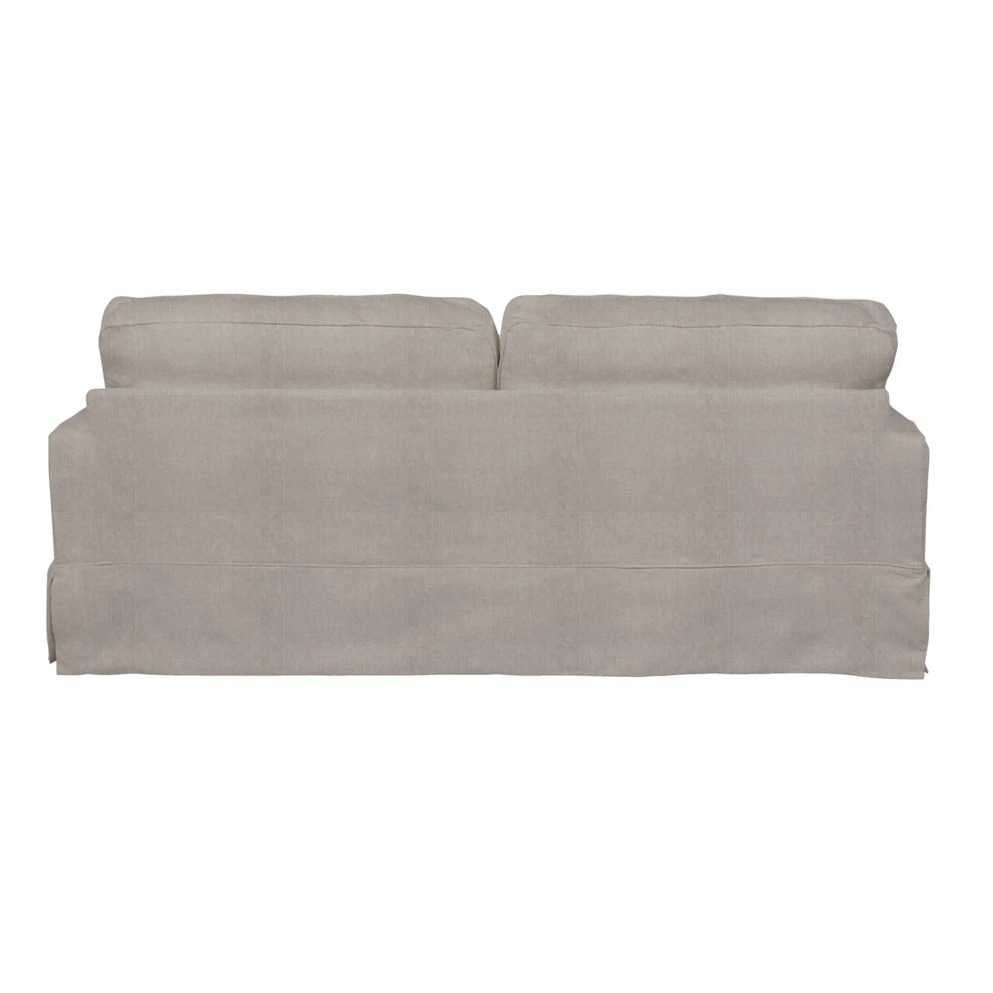 Sunset Trading Americana Replacement Slipcover Only for Box Cushion Track Arm Sofa | Light Gray